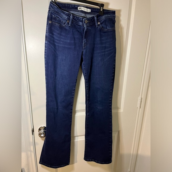 Levi’s Women’s 529 Curvy Bootcut Dark Wash Pockets Casual Stretch Jeans Sz 12 - Picture 3 of 16